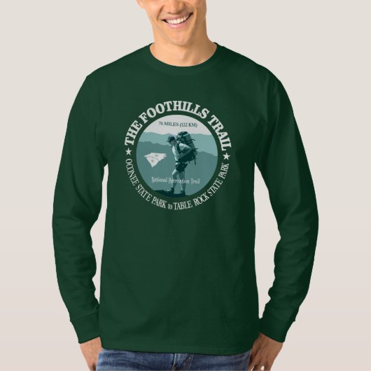 T-shirt Trail Foothills (Devant)