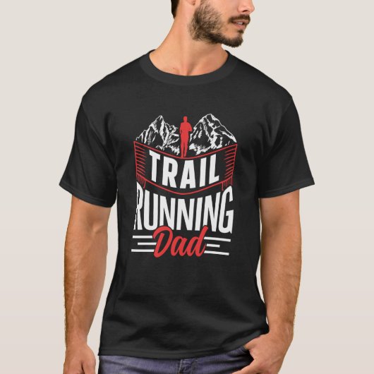 T-shirt Trail Runner Papa Runner Run Trails Père Daddy P (Devant)