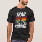 T-shirt Trail Runner Trails En Cours D'Exécution (Devant)