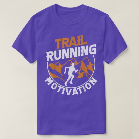 T-shirt Trail Running Motivation Run Mountains Runner Cade (Design devant)