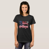 T-shirt Trailer de voyage Retro American Flag I Hate Pulli (Devant entier)