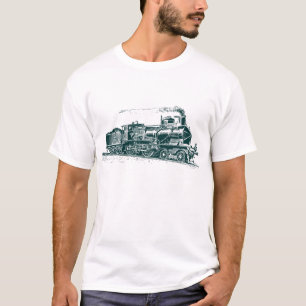 T-shirt Train 03 - Vert foncé