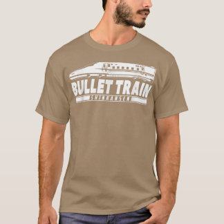 T-shirt Train à balles Shinkansen Souvenir Rail à grande v