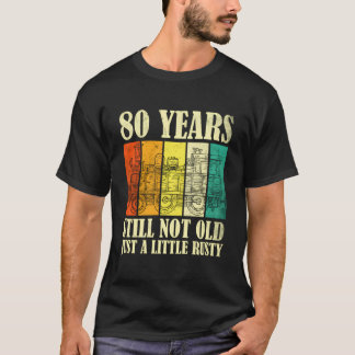 T-shirt Train à vapeur ferroviaire 80 80e