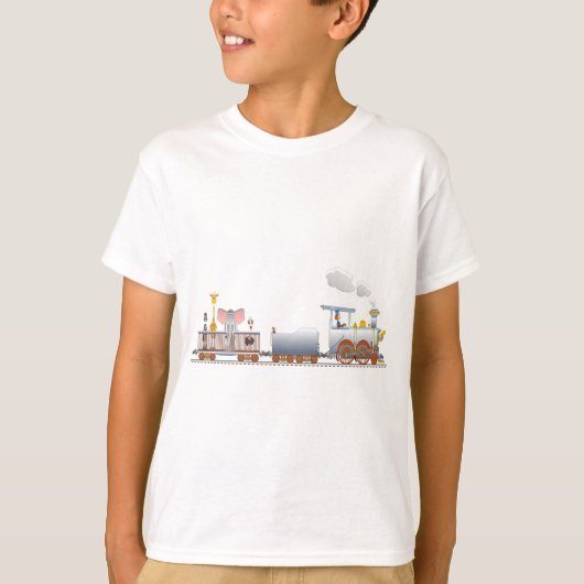 T-shirt Train animal (Devant)