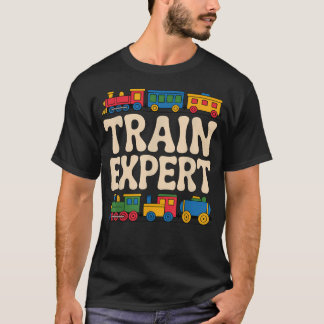 T-shirt Train Art Chemin de Fer Locomotive à Vapeur
