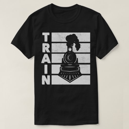 T-shirt Train Chemin de fer Trains Spotter Train Lover (Design devant)
