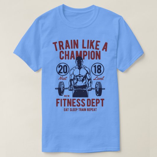 T-shirt Train Comme Un Champion (Design devant)