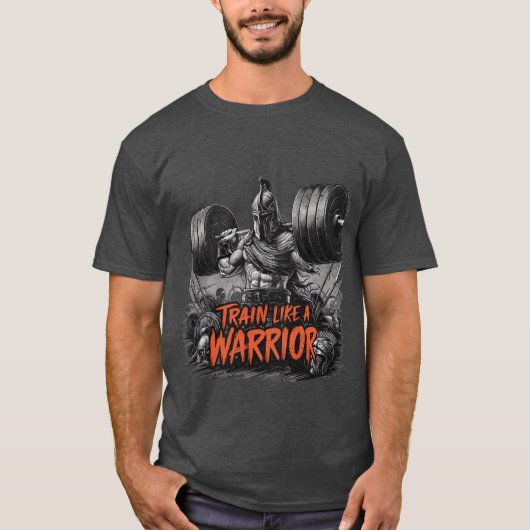 T-shirt Train comme un guerrier (Devant)