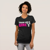 T-shirt Train comme une fille (Devant entier)