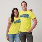 T-shirt train d'argent (Unisexe)
