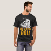 T-shirt Train De Chemin De Fer C'Est Comme Ça Que Je Roule (Devant entier)