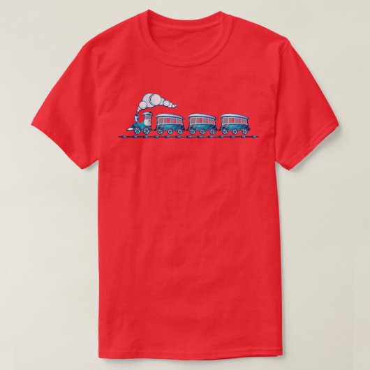 T-shirt Train de jouets (Design devant)