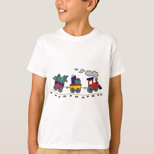T-shirt Train de Noël (Devant)