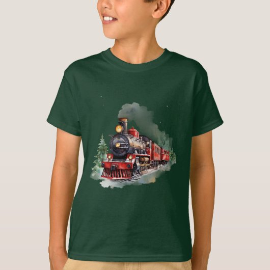 T-shirt Train de Noël (Devant)