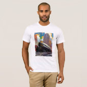 T-shirt Train de Pennsylvanie par Unknown (Devant entier)