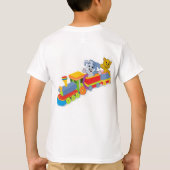 T-shirt Train de train de beaucoup de couleurs (Dos)