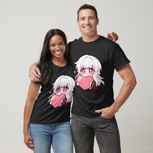 T-shirt Train des étoiles Honkai Chibi Clara (Unisexe)