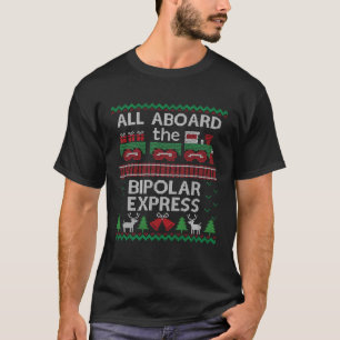 T-shirt Train d'Express bipolaire Jumper Christmas