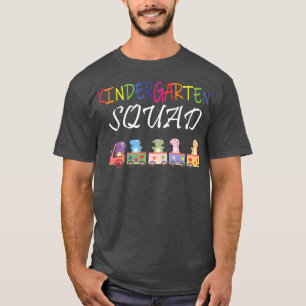 T-shirt Train Dinosaur Équipe maternelle Retour à l'école