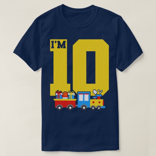 T-shirt Train du 10e anniversaire (Design devant)