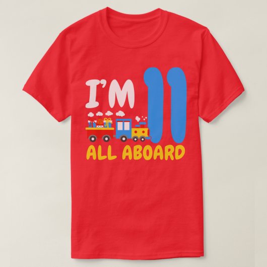 T-shirt Train du 11e anniversaire (Design devant)