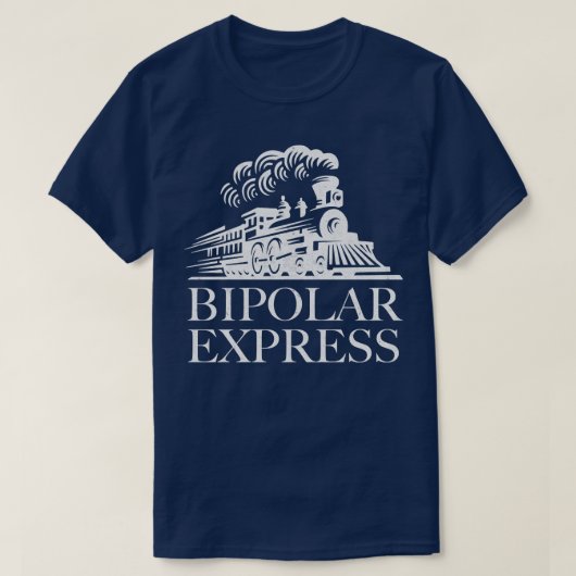 T-shirt Train Express bipolaire (Design devant)