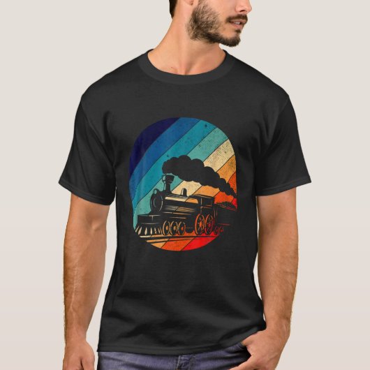 T-shirt Train ferroviaire classique (Devant)