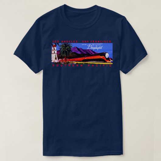T-shirt Train ferroviaire Daylight des années 1930 (Design devant)