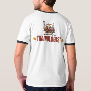 T-shirt Train ferroviaire humoristique