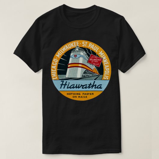 T-shirt Train Hiawatha 1935 (Design devant)