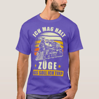 T-shirt Train Ironbahner Cadeau Dit Drôle