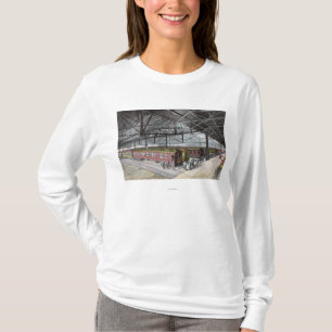T-shirt Train jeté à la station des syndicats