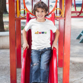 T-shirt Train Jouet Coloré