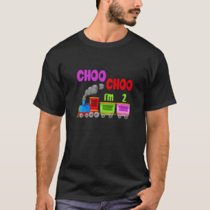 T-shirt Train Kids Choo Choo 2e anniversaire