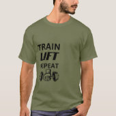 T-shirt train lift repeat (Devant)