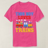 T-shirt Train Lover (Design devant)