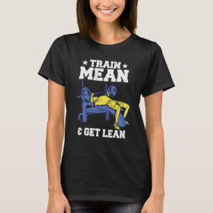 T-shirt Train Mean & Get Lean Fitness Personal Trainer Gym