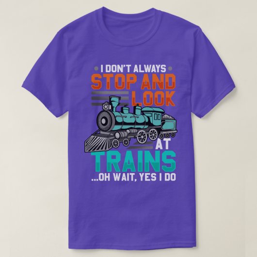 T-shirt Train modèle ferroviaire (Design devant)