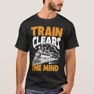 T-shirt Train Nettoie L'Esprit Je Train