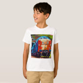 T-shirt Train Painting - Gift for Train Enthusiasts (Devant entier)