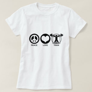 T-shirt Train Peace Love