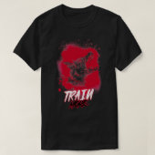 T-shirt Train Plus Protection Chien Garde Chien Chien Bite (Design devant)