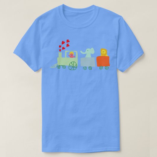 T-shirt train pour enfants (Design devant)