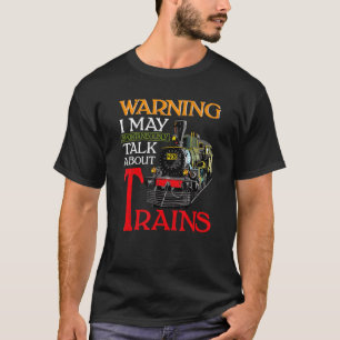 T-shirt Train Pour Hommes Enfants Garçons Locomotive Train