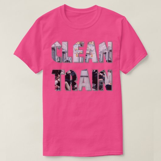 T-SHIRT TRAIN PROPRE (Design devant)