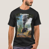T-shirt Train Railfan (Devant)