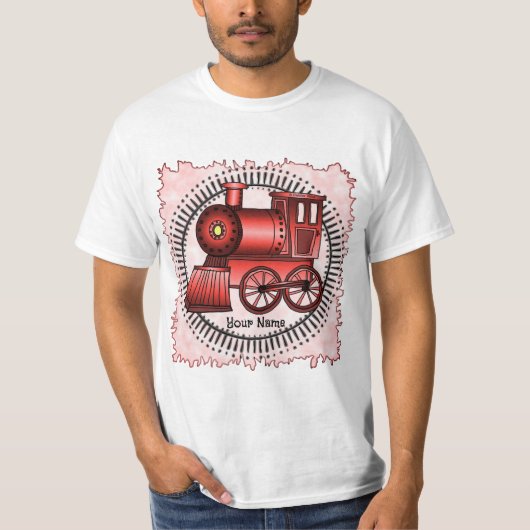 T-shirt Train Rouge (Devant)