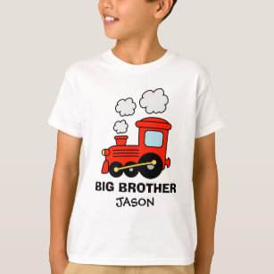 T-shirt Train rouge personnalisé de jouet de la chemise  