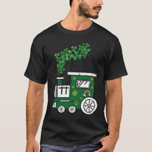 T-shirt Train shamrock St.Patrick Day Cool Railroad pour B